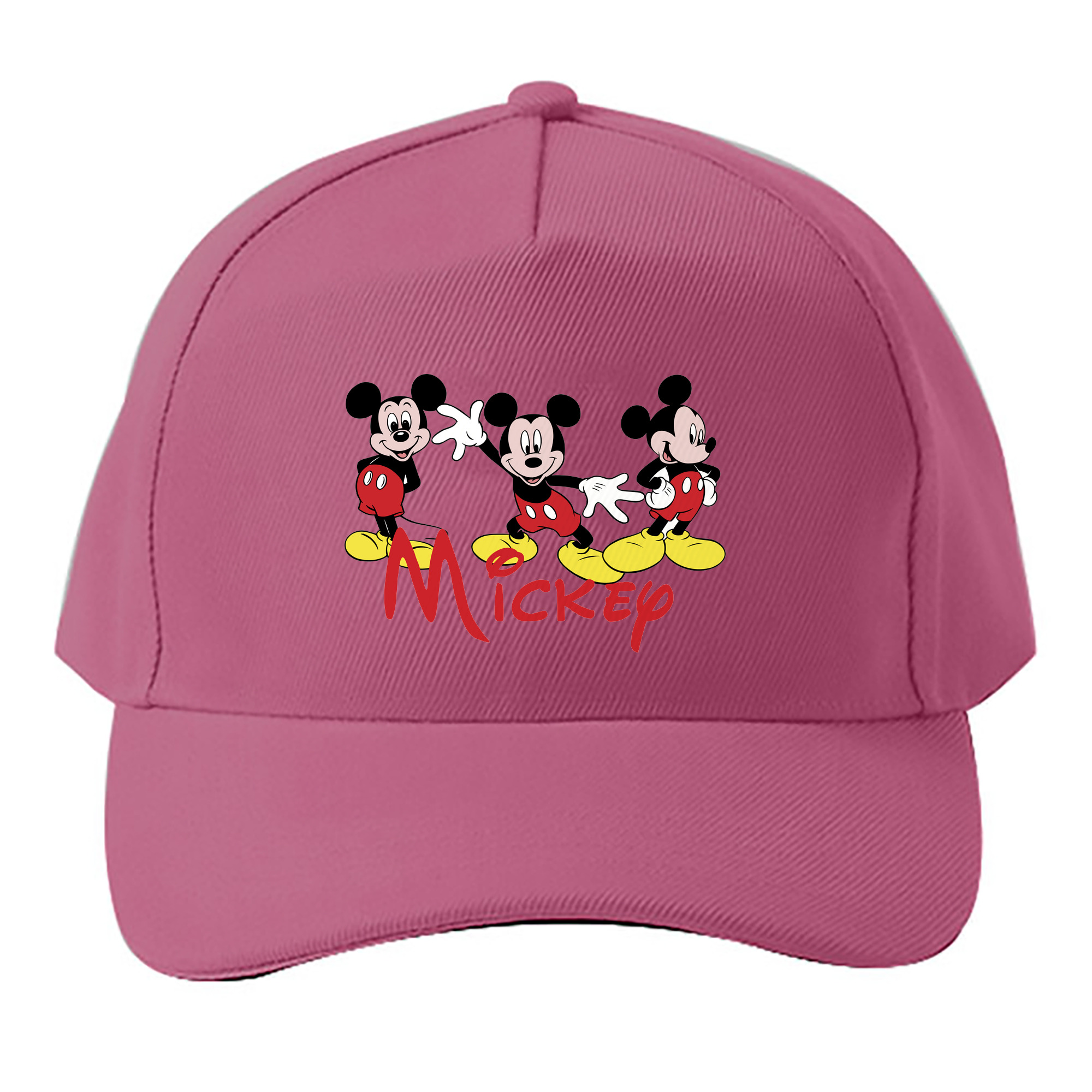 （画像用） ミッキーマウス Mickey Mouse ベースボールキャップ 綿100％ 男女兼用 帽子 スポーツ